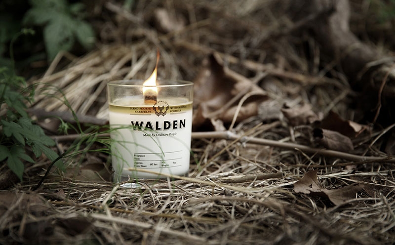瓦尔登湖——天然大豆蜡烛包装设计