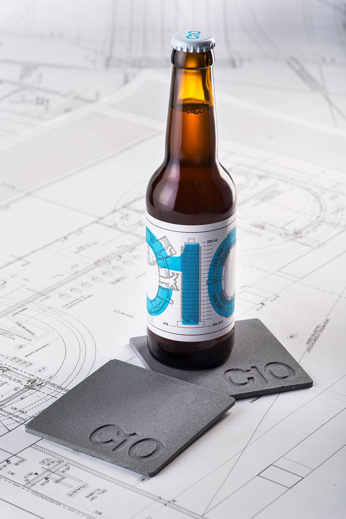 “建筑师”主题啤酒包装设计